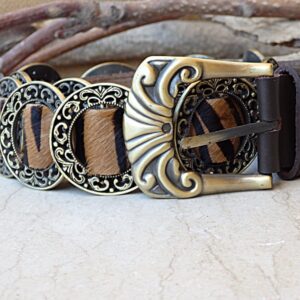 RED Leather belt