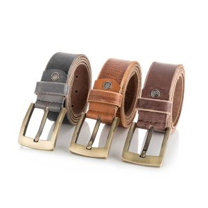 Leather Belts mens Real New Genuine Buckle Trouser Sizes Brown Black Tan Jeans . High Quality BRASS BUCKLE # 100% Leather# 1st CLASS P&P