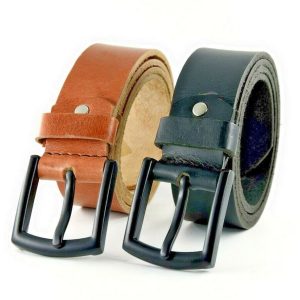 Mens Genuine Real Full grain Leather Belt 37mm with Quality Buckle Brown Black Jeans # 100% Leather # 1st CLASS P&P