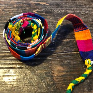 Guatemalan woven cotton belt strap hat band