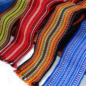 Woven Sash Belt Ukrainian Krajka Hutsul Style (7 cm Width)