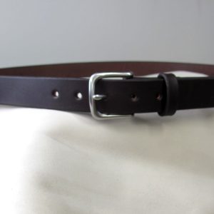Handmade Dark / Havana Brown Leather Belt