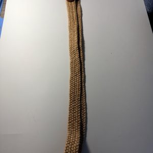 Vintage retro boho belt handmade carved wood buckle adjustable woven belt strap 33 inches long by 1 inch wide c1980’s excellent condition