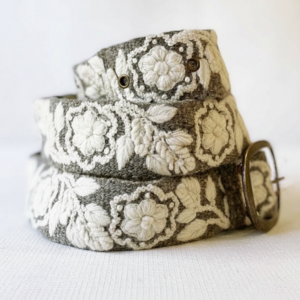 Two-Tone Belt | Heather-Cream