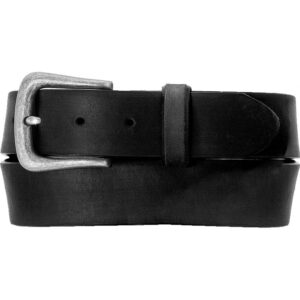 Matte Leather Work Belt - Brighton